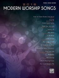 2016 Modern Worship Songs piano sheet music cover